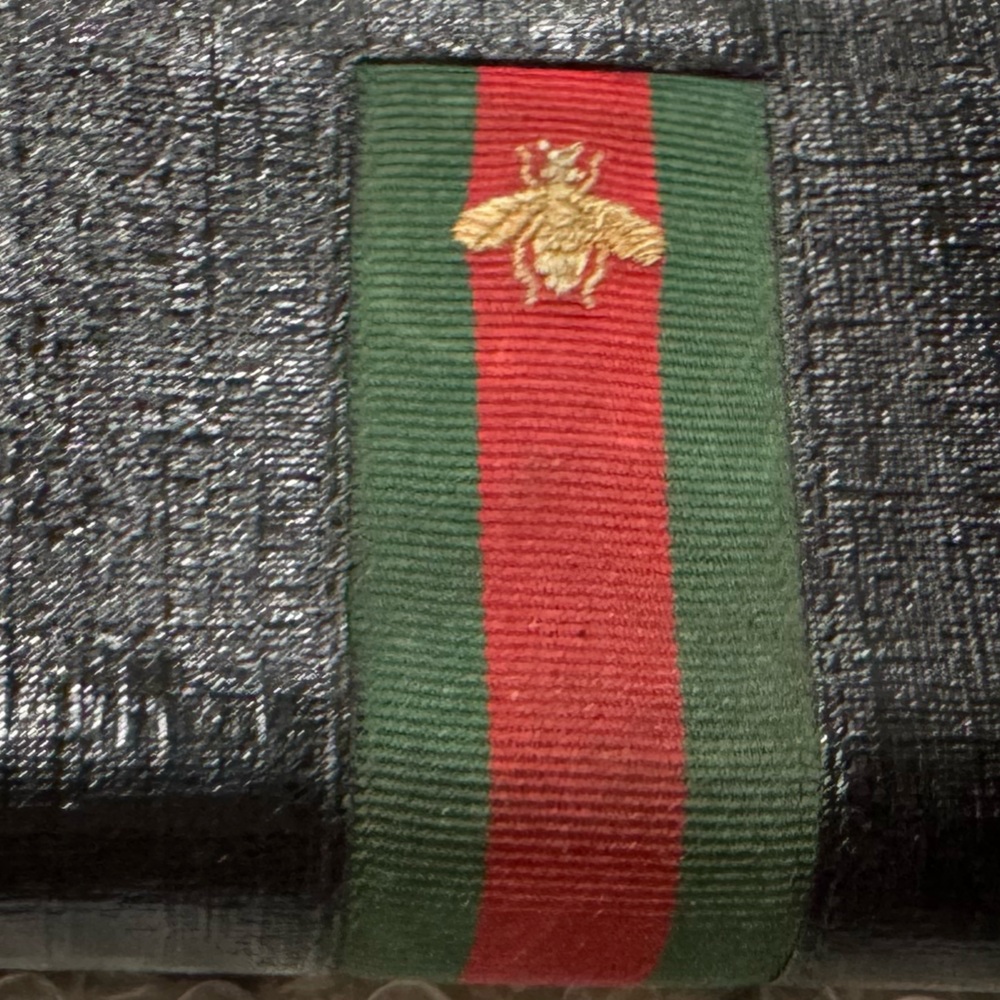 Gucci Black Green Wallet vintage - Picture 13 of 14